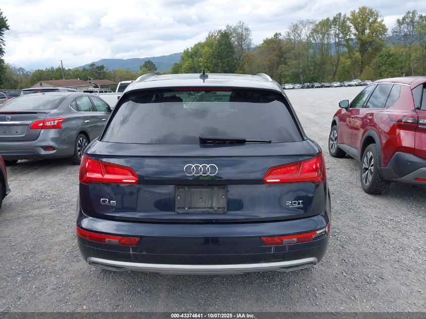 2018 Audi Q5 2.0T Premium/2.0T Tech Premium VIN: WA1BNAFY2J2021381 Lot: 43374641