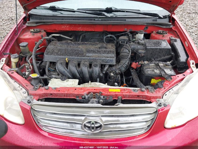 2004 Toyota Corolla S VIN: 2T1BR32E74C260321 Lot: 43374661