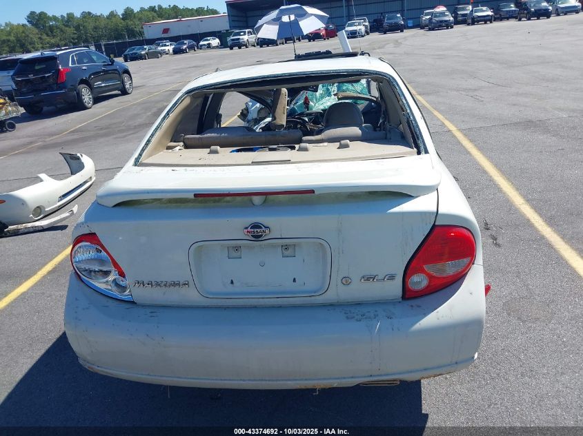 2001 Nissan Maxima Gle VIN: JN1CA31D81T812128 Lot: 43374692