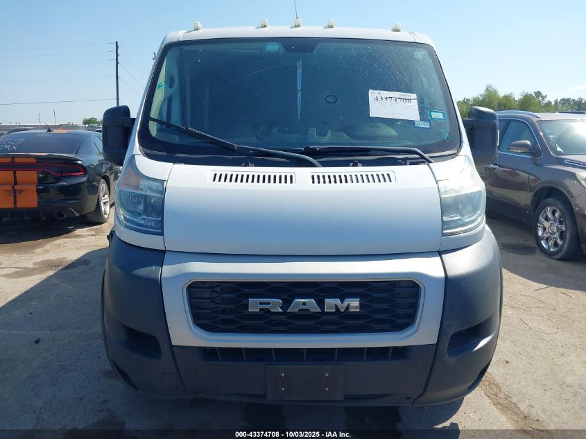 2019 Ram Promaster 1500 Low Roof 136 Wb VIN: 3C6TRVAG7KE559493 Lot: 43374708