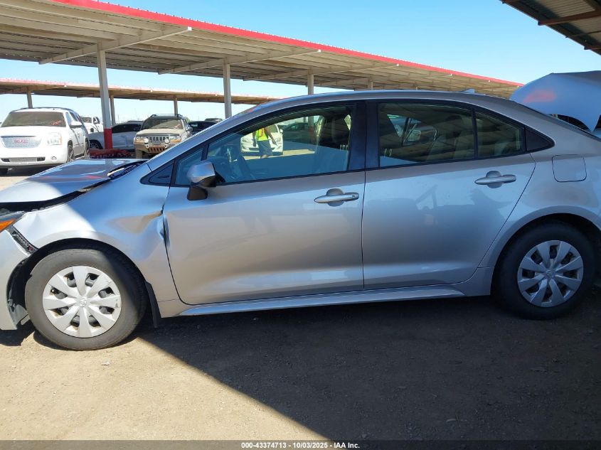 2020 Toyota Corolla L VIN: JTDDPRAE1LJ063120 Lot: 43374713