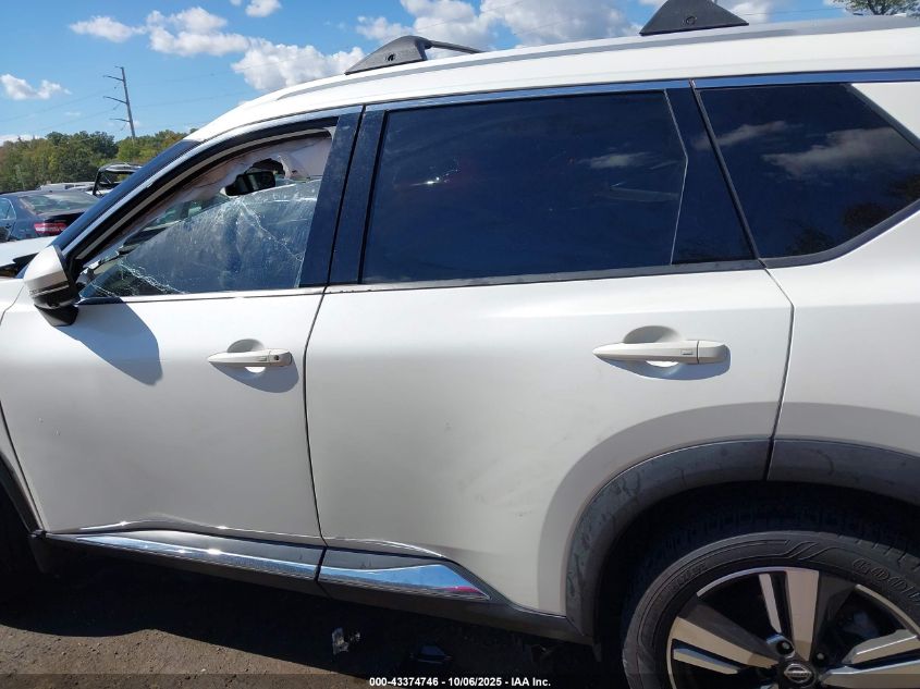 2021 Nissan Rogue Sl Intelligent Awd VIN: 5N1AT3CB9MC709102 Lot: 43374746