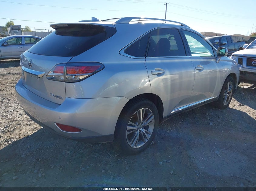 Vin: 2t2bc1ba1fc007075, lot: 43869504, lexus rx 450h 20154