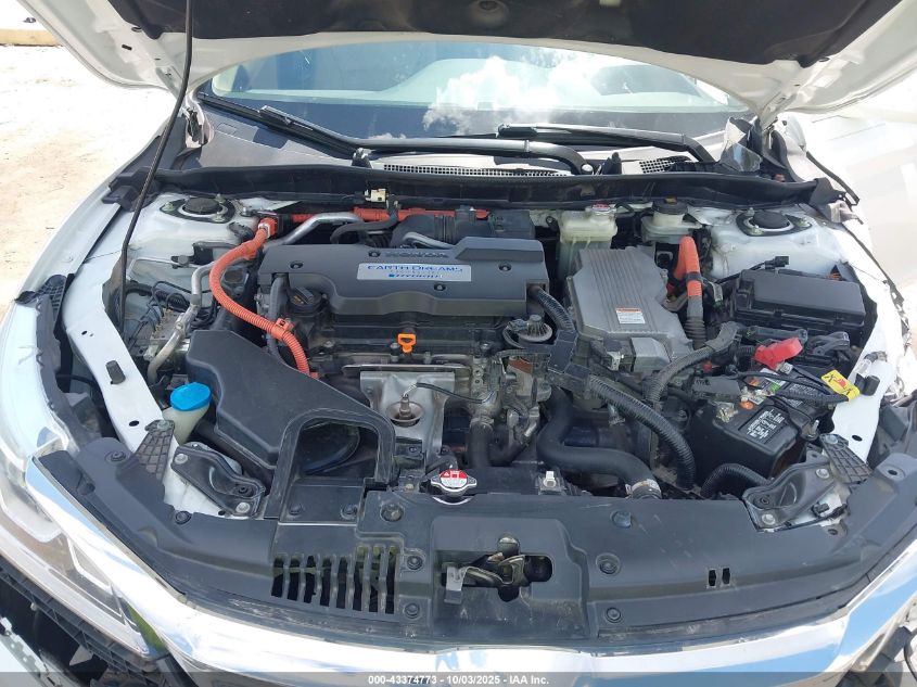 2017 Honda Accord Hybrid Ex-L VIN: JHMCR6F55HC018723 Lot: 43374773