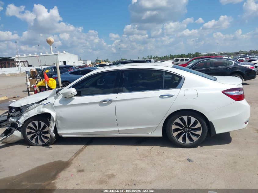 2017 Honda Accord Hybrid Ex-L VIN: JHMCR6F55HC018723 Lot: 43374773