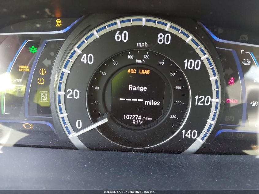 2017 Honda Accord Hybrid Ex-L VIN: JHMCR6F55HC018723 Lot: 43374773