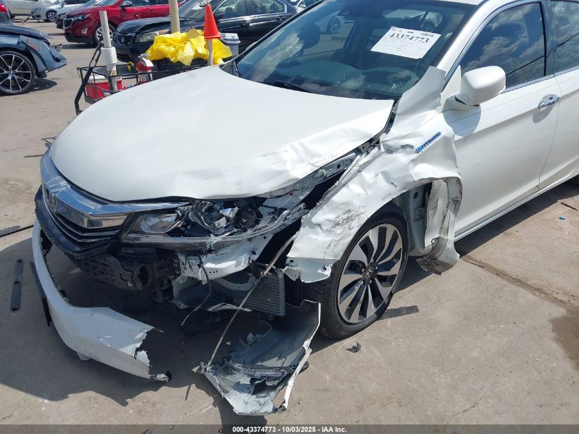 2017 Honda Accord Hybrid Ex-L VIN: JHMCR6F55HC018723 Lot: 43374773