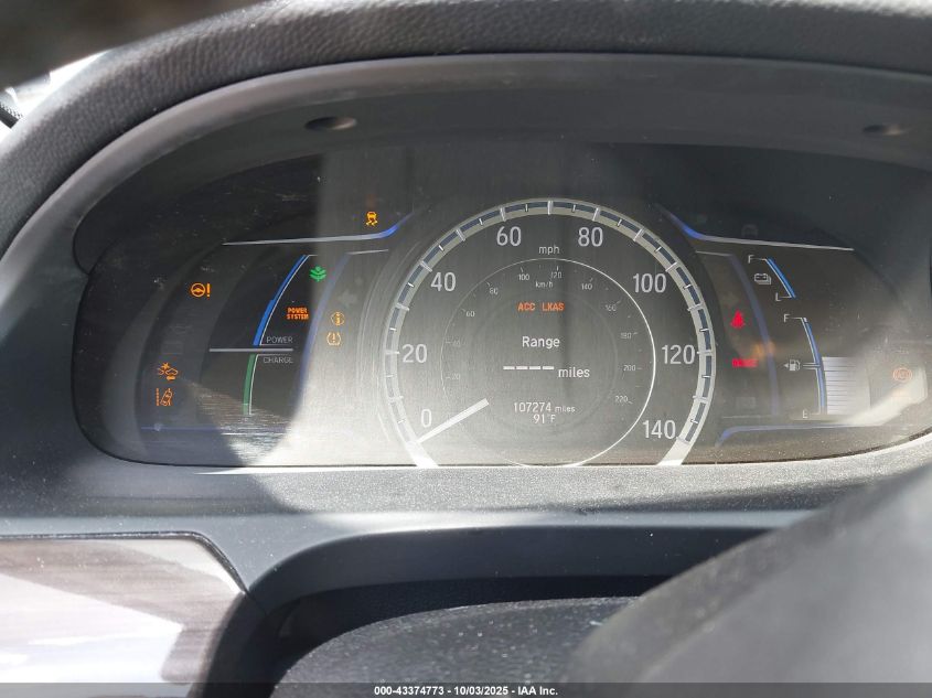 2017 Honda Accord Hybrid Ex-L VIN: JHMCR6F55HC018723 Lot: 43374773