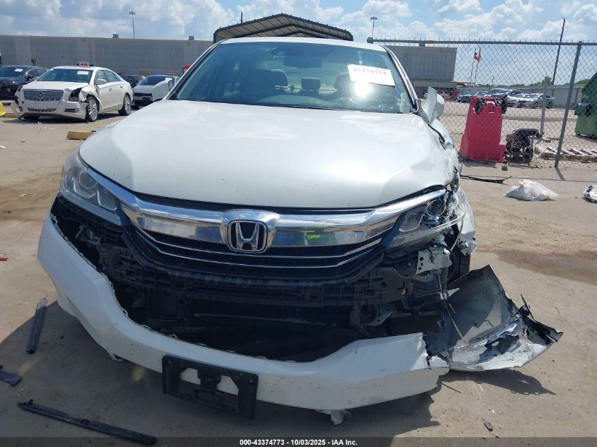 2017 Honda Accord Hybrid Ex-L VIN: JHMCR6F55HC018723 Lot: 43374773