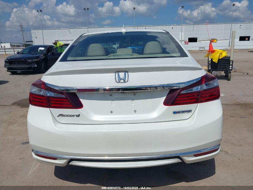 2017 Honda Accord Hybrid Ex-L VIN: JHMCR6F55HC018723 Lot: 43374773
