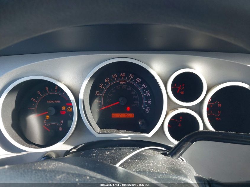 2007 Toyota Tundra Sr5 5.7L V8 VIN: 5TBEV541X7S472939 Lot: 43374794