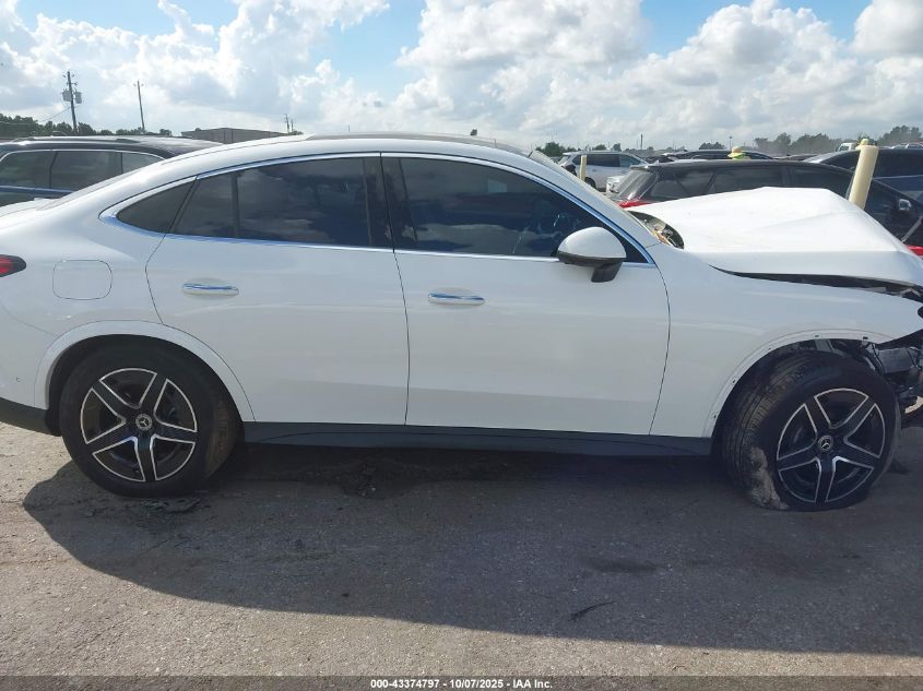 2025 Mercedes-Benz Glc 300 4Matic Coupe VIN: W1NKJ4HB6SF263122 Lot: 43374797