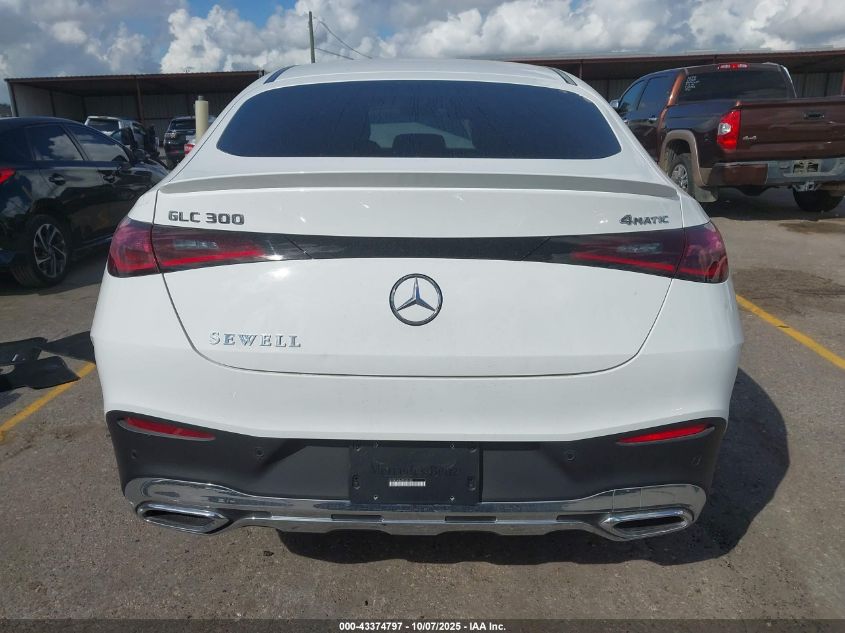 2025 Mercedes-Benz Glc 300 4Matic Coupe VIN: W1NKJ4HB6SF263122 Lot: 43374797