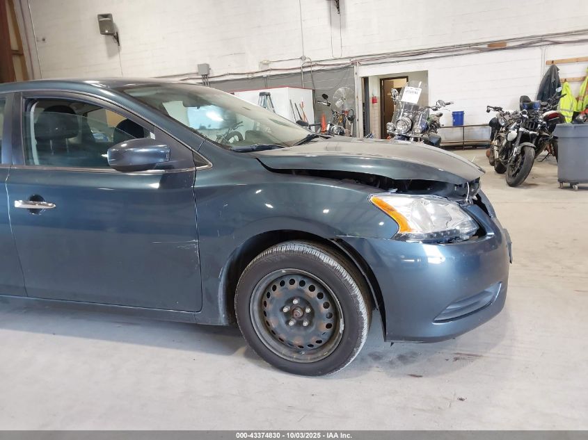 2014 Nissan Sentra Sv VIN: 3N1AB7AP4EY336592 Lot: 43374830