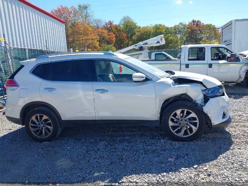 2016 Nissan Rogue Sl VIN: KNMAT2MV3GP729558 Lot: 43374848