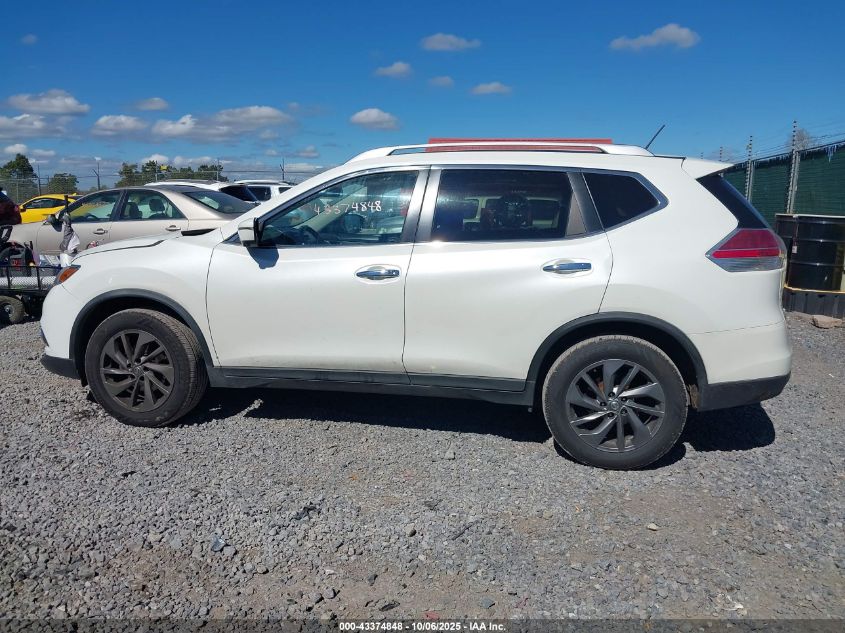 2016 Nissan Rogue Sl VIN: KNMAT2MV3GP729558 Lot: 43374848