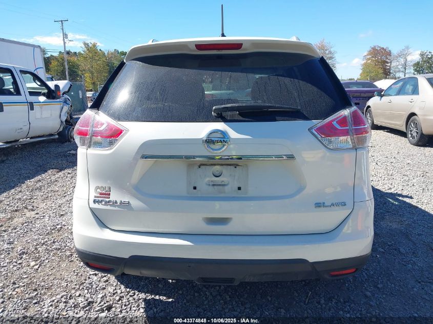 2016 Nissan Rogue Sl VIN: KNMAT2MV3GP729558 Lot: 43374848