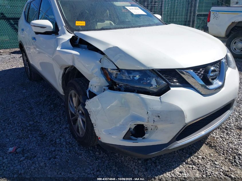 2016 Nissan Rogue Sl VIN: KNMAT2MV3GP729558 Lot: 43374848