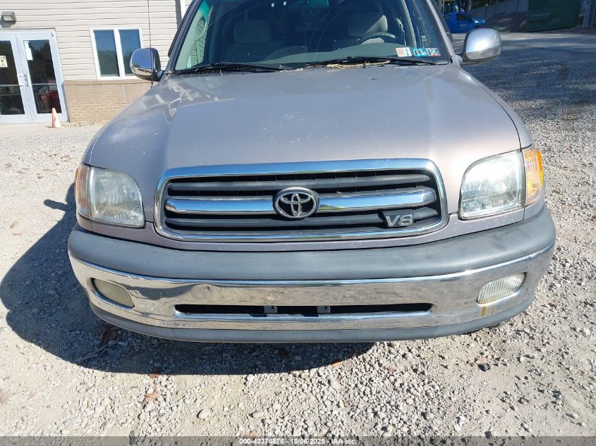 2002 Toyota Tundra Sr5 V8 VIN: 5TBBT44152S311085 Lot: 43374876