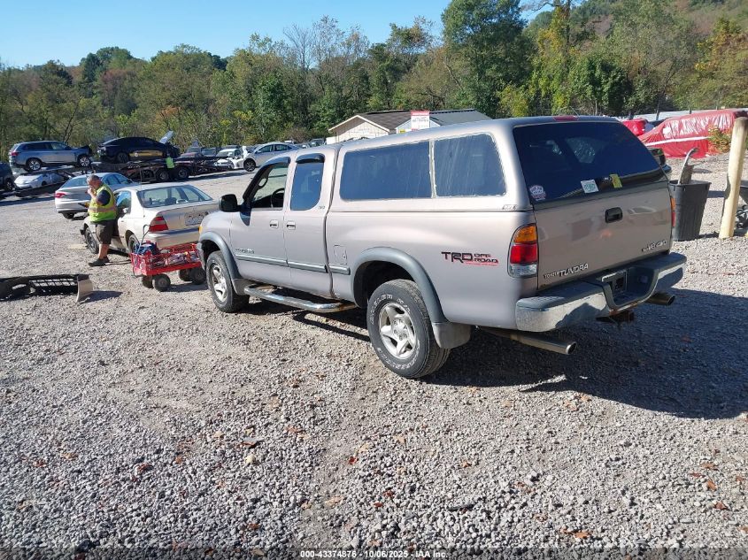 2002 Toyota Tundra Sr5 V8 VIN: 5TBBT44152S311085 Lot: 43374876