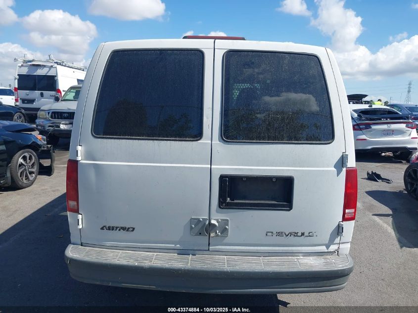 2001 Chevrolet Astro VIN: 1GCDM19WX1B118016 Lot: 43374884