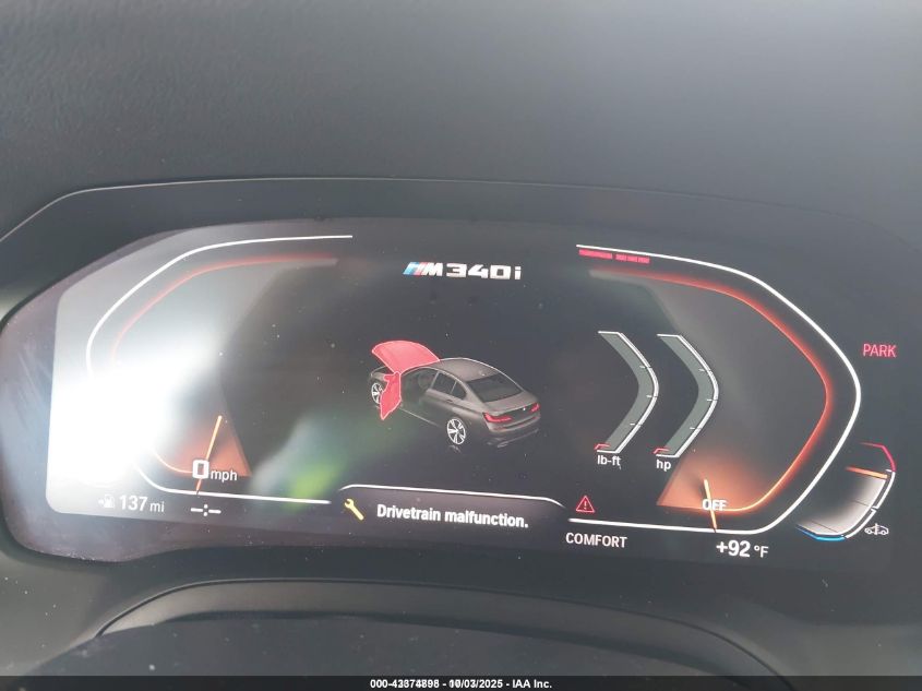 2020 BMW 3 Series M340I xDrive VIN: WBA5U9C08LA383532 Lot: 43374898