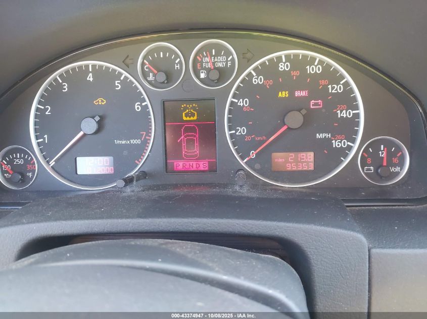 2003 Audi Allroad 2.7T VIN: WA1YD64B23N008608 Lot: 43374947