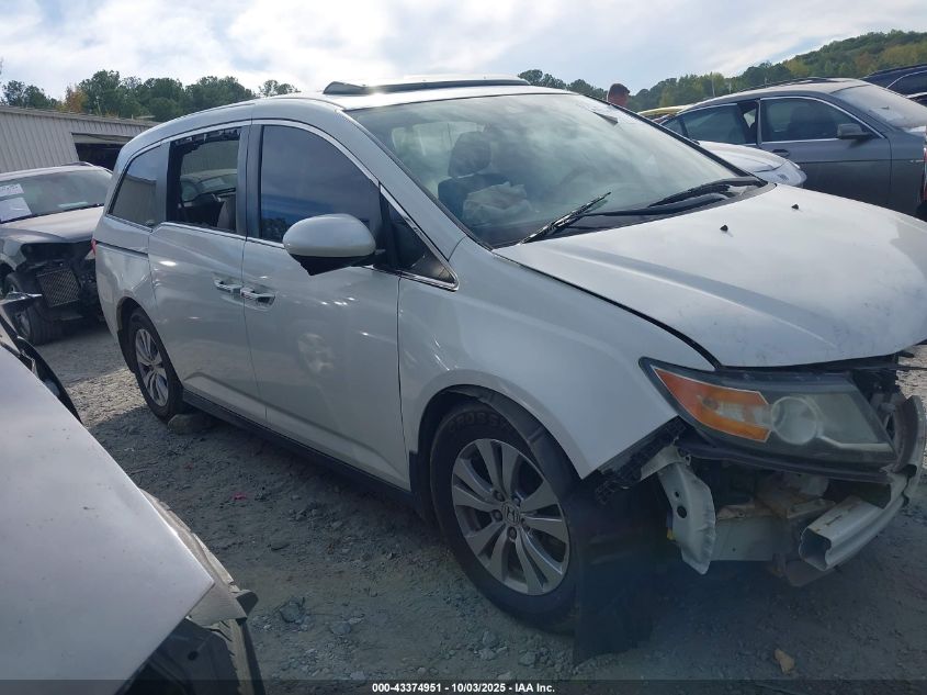 2017 Honda Odyssey Ex-L VIN: 5FNRL5H61HB007783 Lot: 43374951