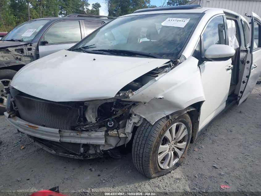 2017 Honda Odyssey Ex-L VIN: 5FNRL5H61HB007783 Lot: 43374951