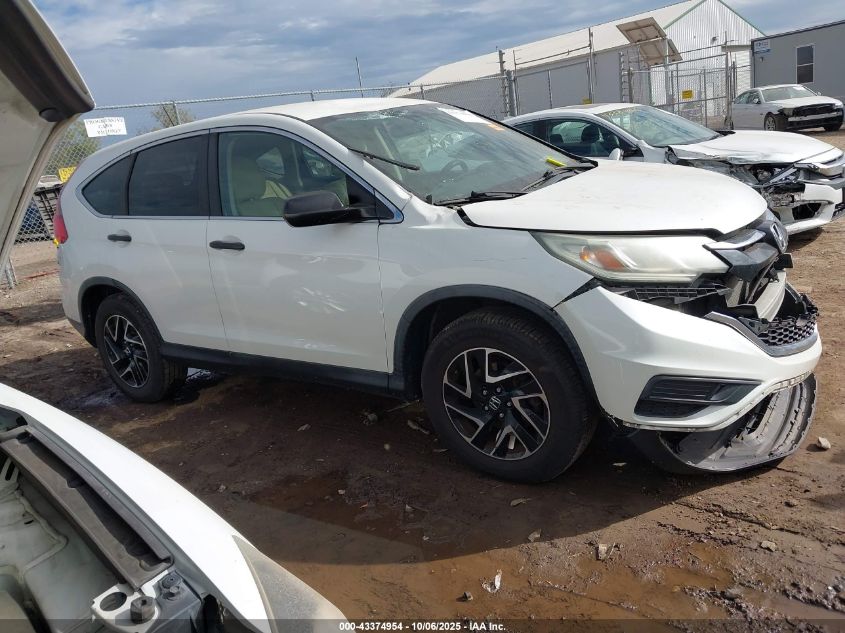 2016 Honda Cr-V Se VIN: 5J6RM4H40GL031634 Lot: 43374954