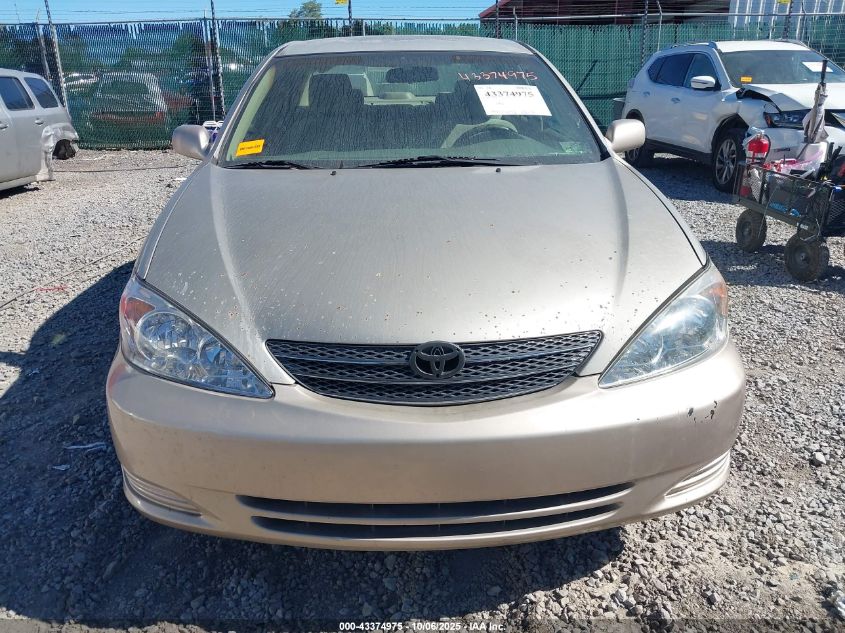 2003 Toyota Camry Le VIN: 4T1BE32K63U741790 Lot: 43374975