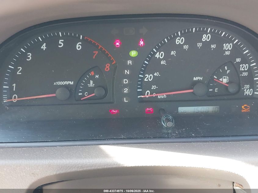 2003 Toyota Camry Le VIN: 4T1BE32K63U741790 Lot: 43374975