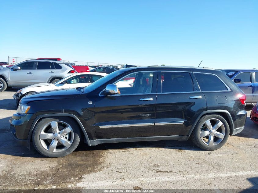2012 Jeep Grand Cherokee Overland VIN: 1C4RJFCT4CC128399 Lot: 43374976