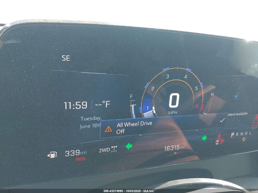 2025 Chevrolet Traverse Awd Lt VIN: 1GNEVGRS5SJ164840 Lot: 43374998