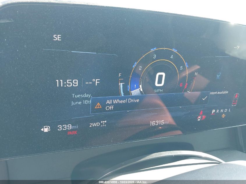 2025 Chevrolet Traverse Awd Lt VIN: 1GNEVGRS5SJ164840 Lot: 43374998