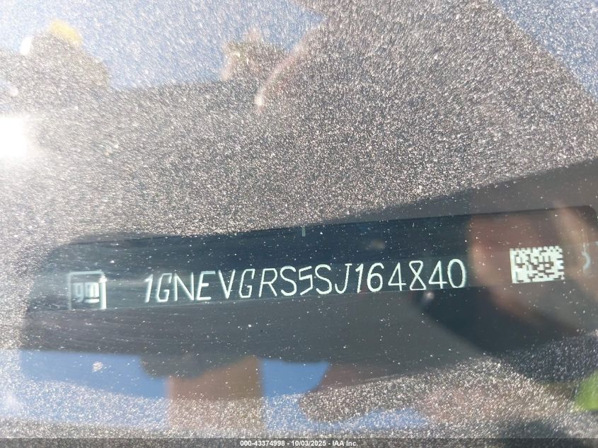 2025 Chevrolet Traverse Awd Lt VIN: 1GNEVGRS5SJ164840 Lot: 43374998