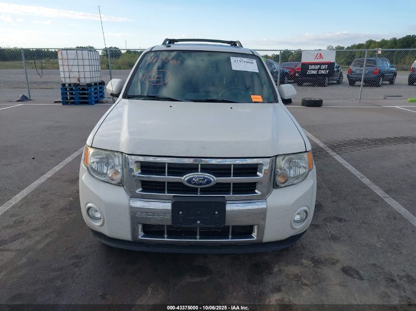 2012 Ford Escape Limited VIN: 1FMCU9EG1CKA76035 Lot: 43375000