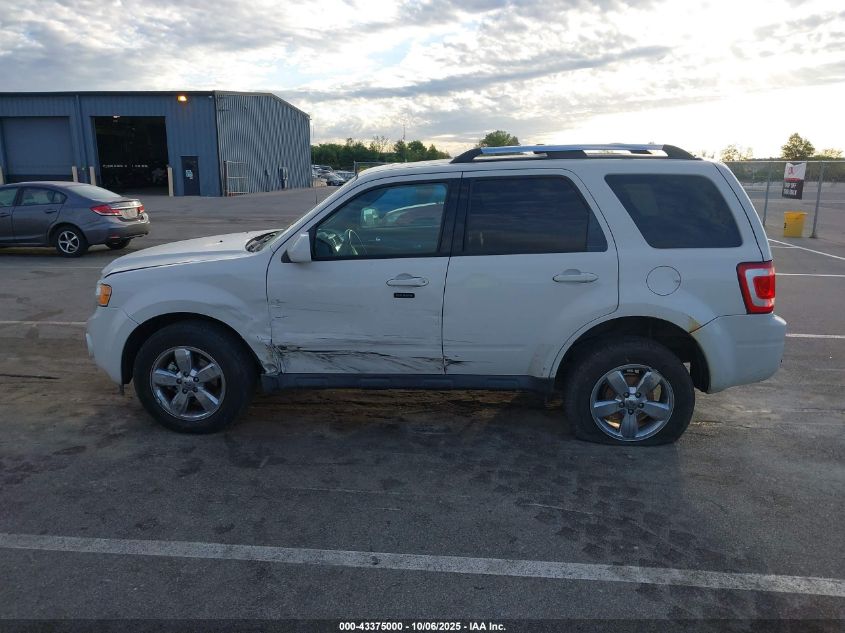 2012 Ford Escape Limited VIN: 1FMCU9EG1CKA76035 Lot: 43375000