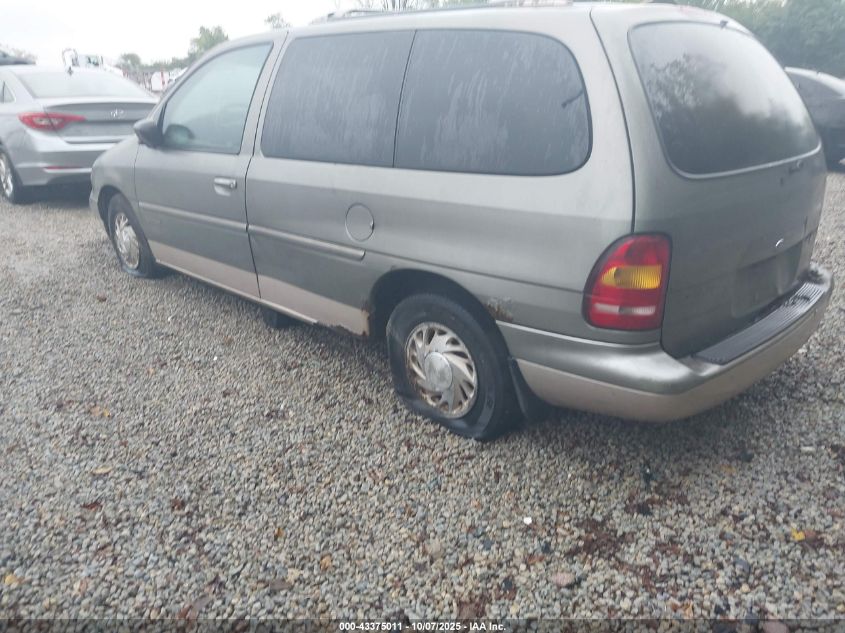 1998 Ford Windstar Gl/Limited/Lx VIN: 2FMZA5143WBC93544 Lot: 43375011