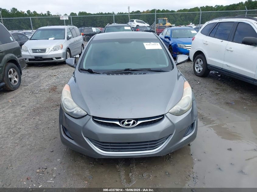 2013 Hyundai Elantra Gls VIN: 5NPDH4AEXDH161637 Lot: 43375014