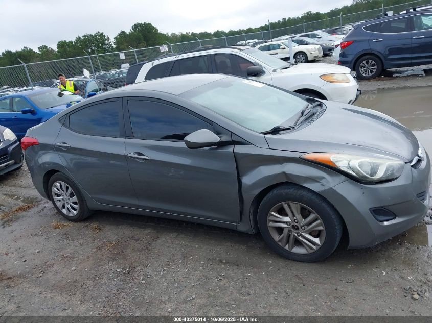 2013 Hyundai Elantra Gls VIN: 5NPDH4AEXDH161637 Lot: 43375014