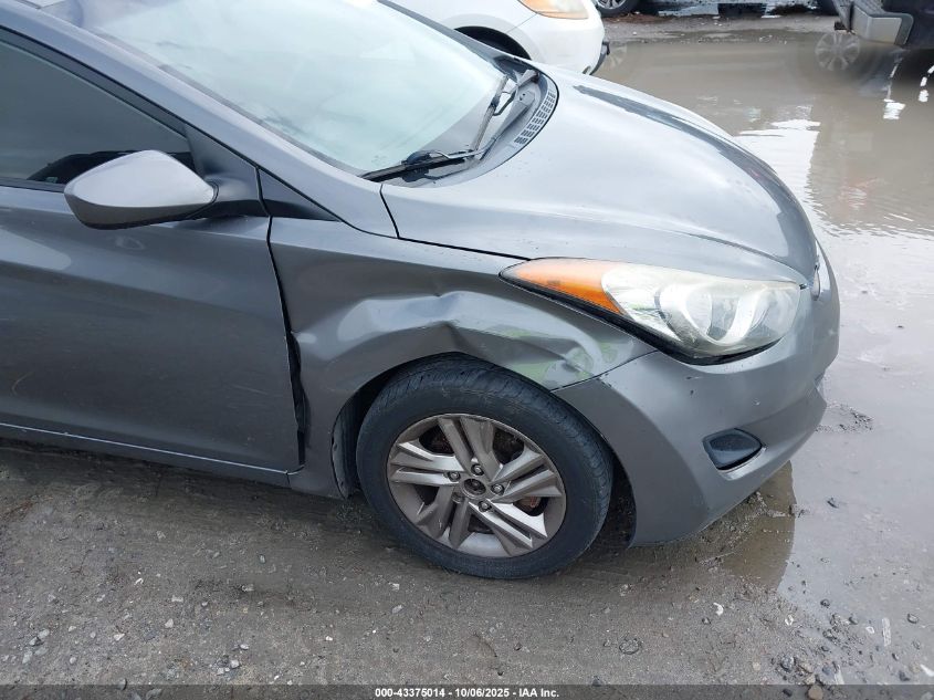 2013 Hyundai Elantra Gls VIN: 5NPDH4AEXDH161637 Lot: 43375014