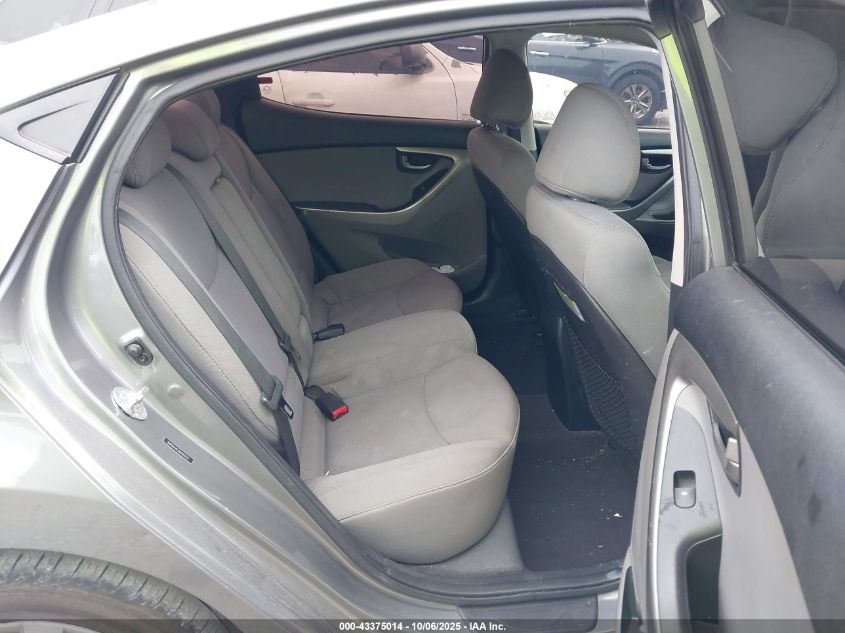 2013 Hyundai Elantra Gls VIN: 5NPDH4AEXDH161637 Lot: 43375014