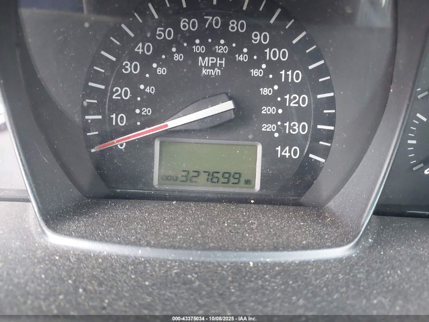 2008 Kia Spectra Ex VIN: KNAFE121285492257 Lot: 43375034