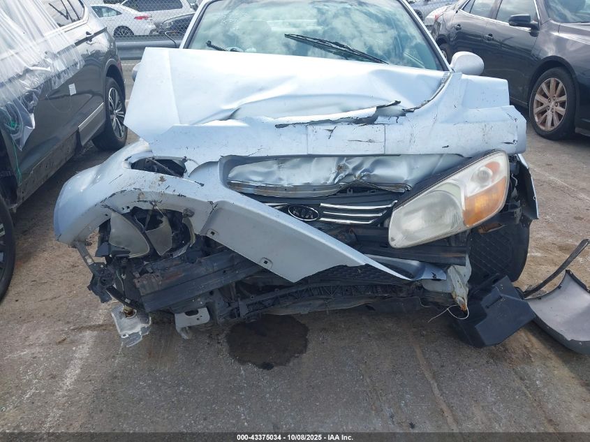 2008 Kia Spectra Ex VIN: KNAFE121285492257 Lot: 43375034