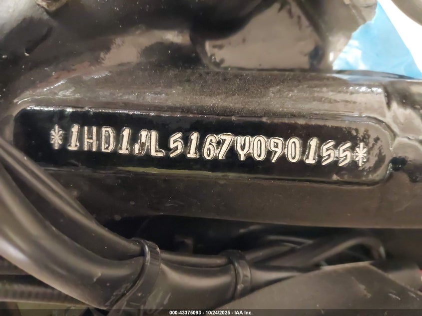 2007 Harley-Davidson Fxst Custom VIN: 1HD1JL5167Y090155 Lot: 43375093