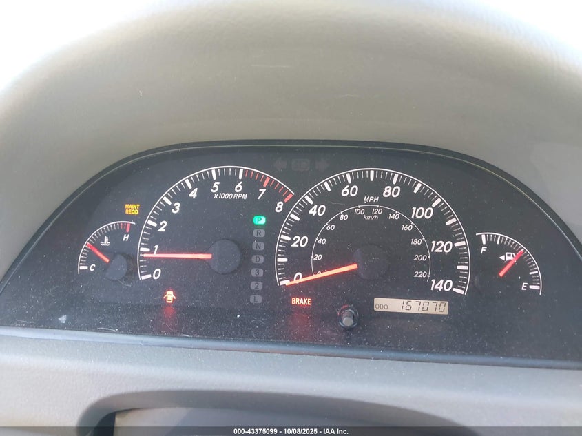 2006 Toyota Camry Le VIN: 4T1BE32K06U110280 Lot: 43375099