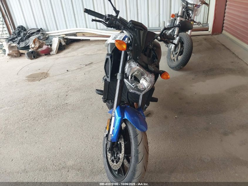 2016 Yamaha Fz09 VIN: JYARN33E1GA009095 Lot: 43375100