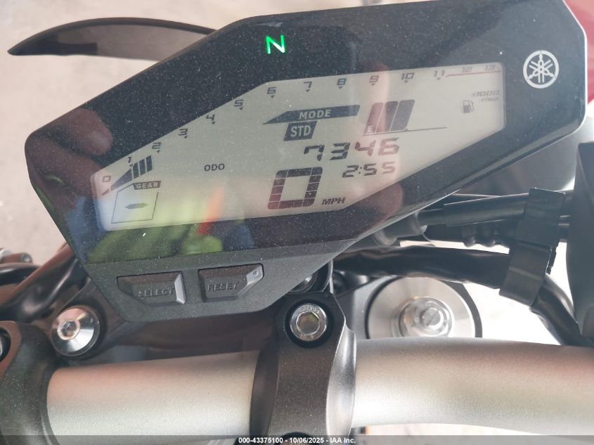 2016 Yamaha Fz09 VIN: JYARN33E1GA009095 Lot: 43375100