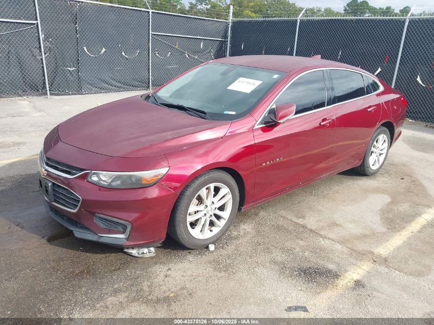 2016 Chevrolet Malibu 1Lt VIN: 1G1ZE5ST9GF206639 Lot: 43375126